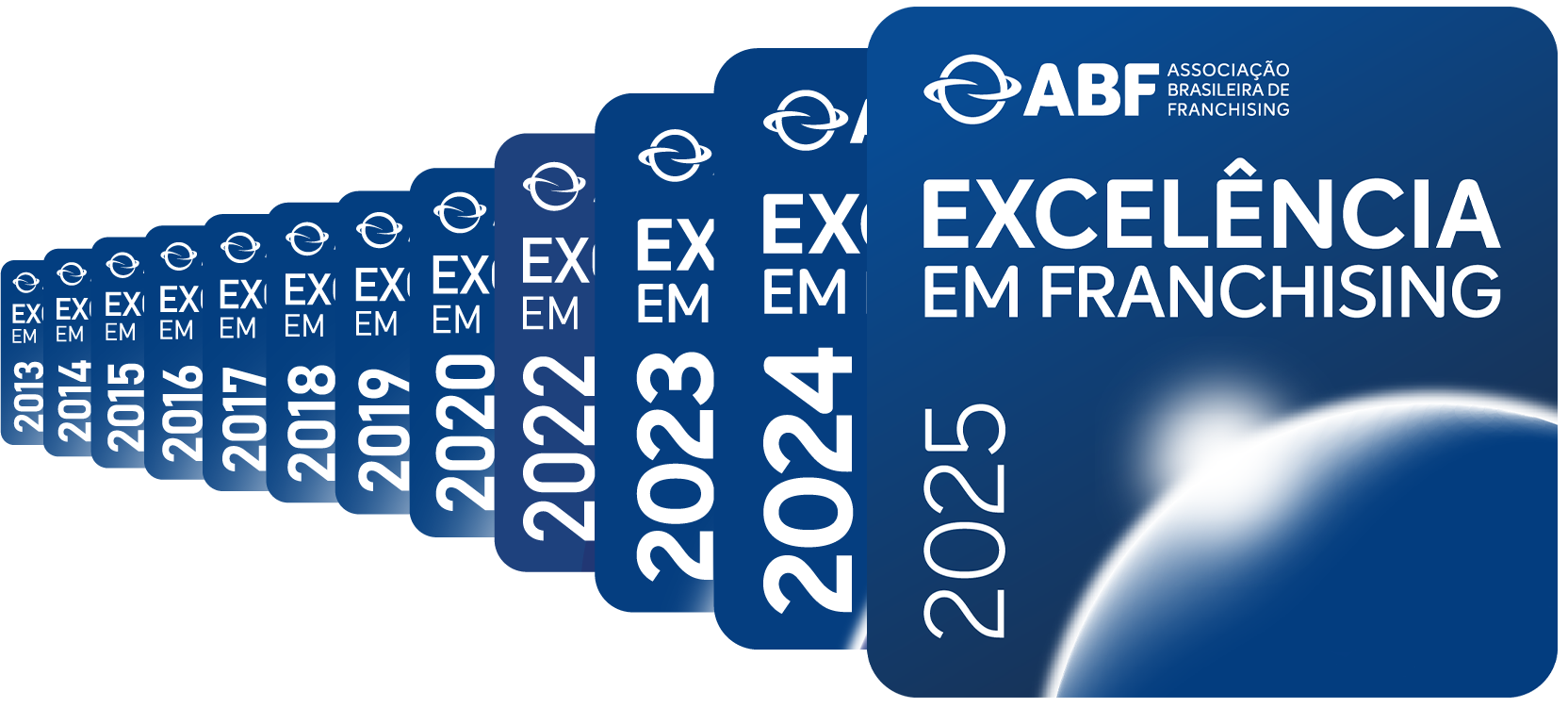 Selo de Excelência em Franchising 2025 — Associação Brasileira de Franchising (ABF)